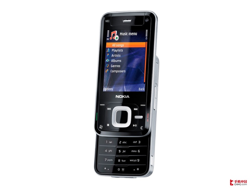 诺基亚N81配置参数 Symbian OS S60 v3.1运行内存： --重量140g