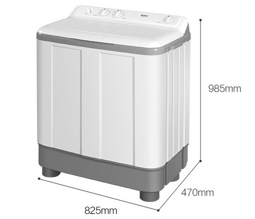 海尔 XPB100-729S家用10公斤大容量双缸洗衣机